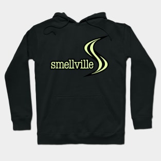 Smellville Logo Light Green with Black Outline Hoodie